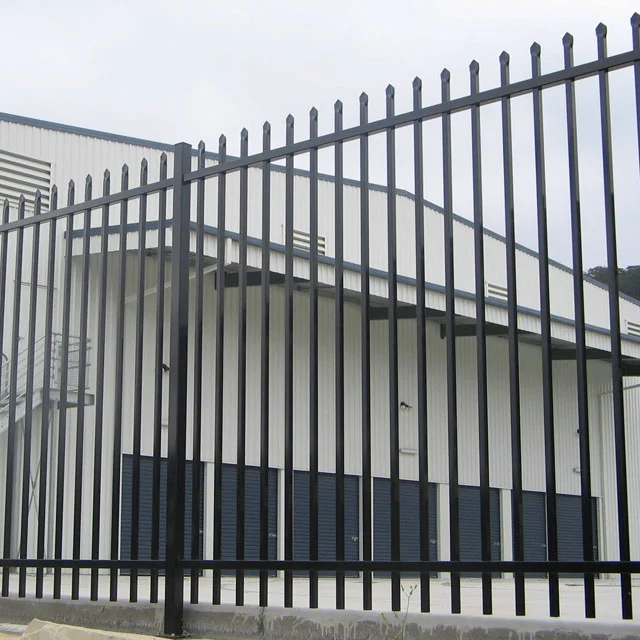 China Supplier Black Metal Tubular Backyard Cast Iron Fence