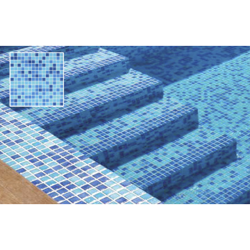 Molten Glass Pure Color Mosaic Swimming Pool Tiles