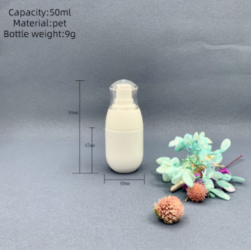 Plastic Cream Bottle Skincare Bottle For Cosmetic Packaging
