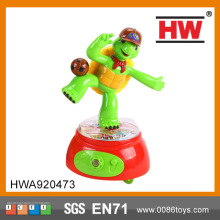 Funny Plastic Green Turtle Electronic Toys For Children
