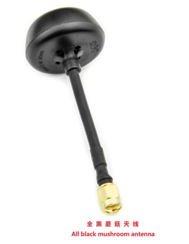 All black Mushroom 5.8g FPV Antenna 5.8GHZ Clover Leaf Antenna for Audio Video FPV TX RX