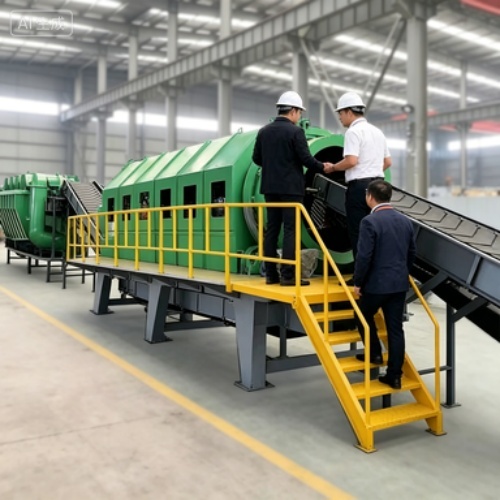 Advanced MSW Sorting System Combining Trommel Screening and Wind Selection