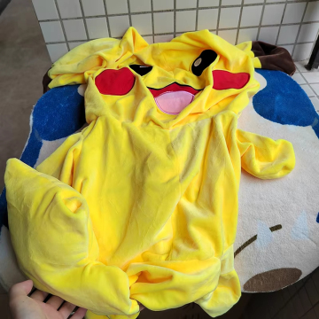 Custom Unstuffed Plush Pikachu Skins ODM OEM