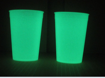 glow cups (ROHS,CE,EN71,ASTMP ) glow in the dark products