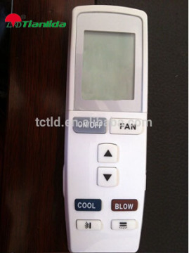 Clamshell universal air condition remote control