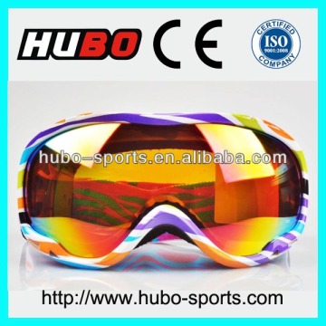 2014 hot saler ski goggles anti fog safety snow goggles