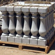 European style decoration design stone marble balcony balusters for home decoration