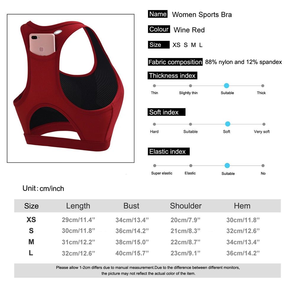 Women Yoga Bra Running Jogging Exercise Fitness Bra Sport Underwear