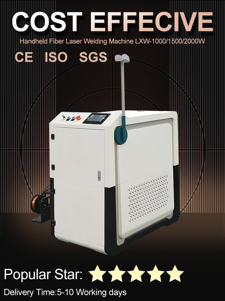 Hot Selling 750w Manual Fiber Mashine Machine Shandong Metal Laser Welding