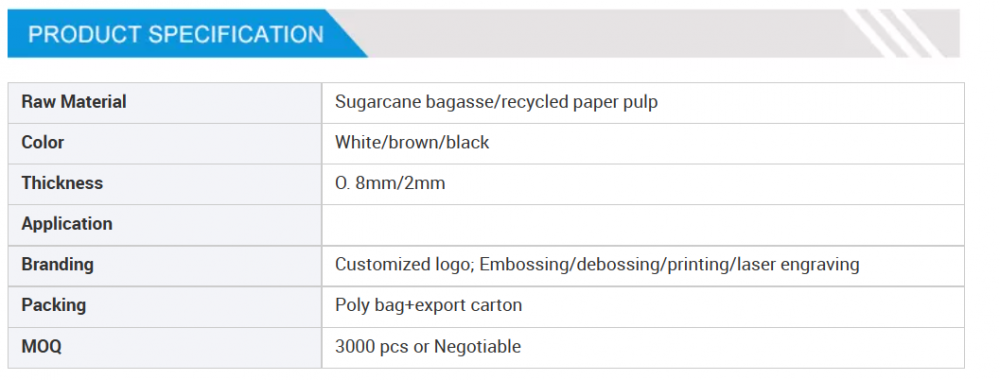 Product Specifications