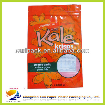 High barrier ziplock bag with logo