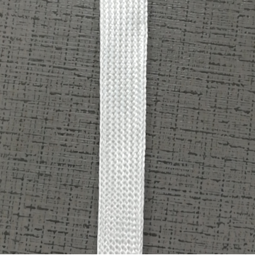 Oil Proof Pure White Cotton Braided Sleeve