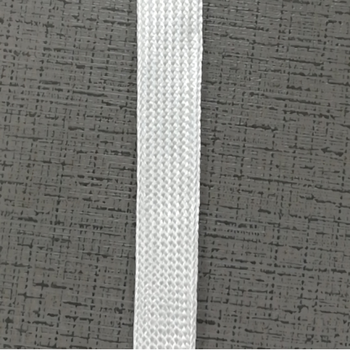 Oil Proof Pure White Cotton Braided Sleeve