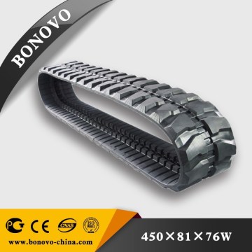 rubber track for crawler machines