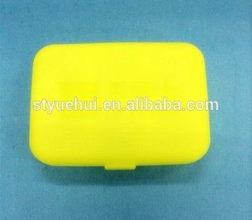 Wholesale new design square plastic pill box / clear pill case