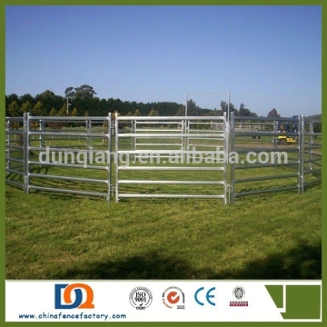 Hot sale Galvanized steel pipe livestock corral fence panels