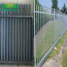 PVC coated colorful star picket steel palisade fencing