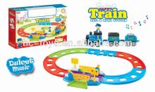 Electric railway train set toys, B/O thomas railway train with music