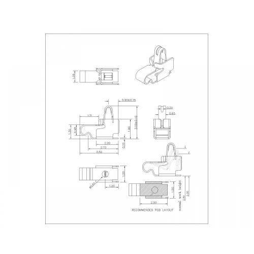 SF-035-XX-02 Palec sprężynowy L 3,5 mm