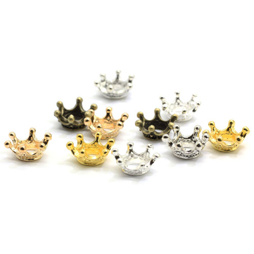 100pcs Pretty Charms Multi Colors Crown Style Miniature Cheap Loose Crafts for Craft Decor Accessories