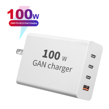 Carregador de gan 100w para tablet ou telefone laptop