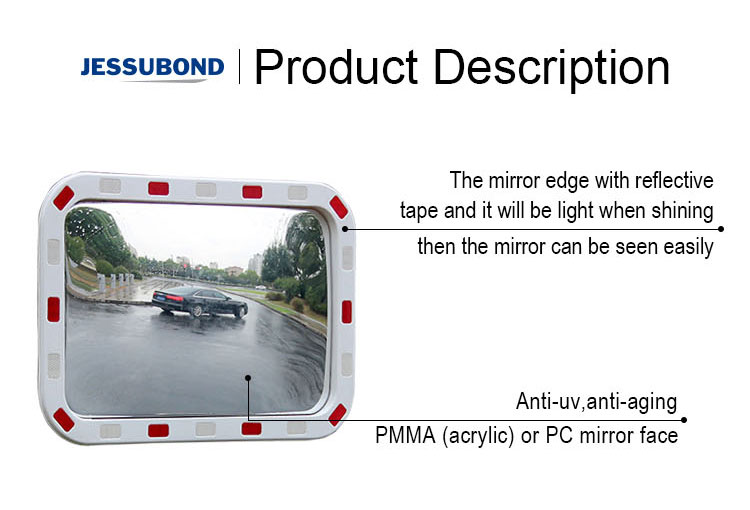 Positive Roadway Products Safety Reflective Convex Mirror, Custom Stand Plastic Molding Inject Mirrors/