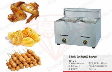 Waring Professional Gas Deep Fryer For Western Kitchen Equipment