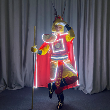 Luminous Monkey King Stage Performance Costume for Adults