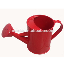0.6 liter metal red garden galvanized watering can