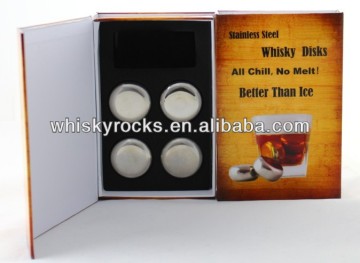 High-end 4pcs custom ice cubes reusable ice cubes for drinks