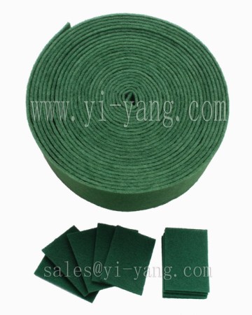 abrasive scouring pad