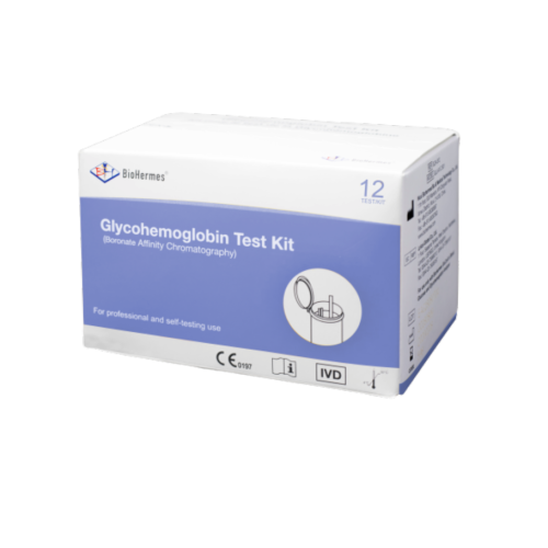 Kit de prueba de hemoglobina glucosilada de mano biohermes