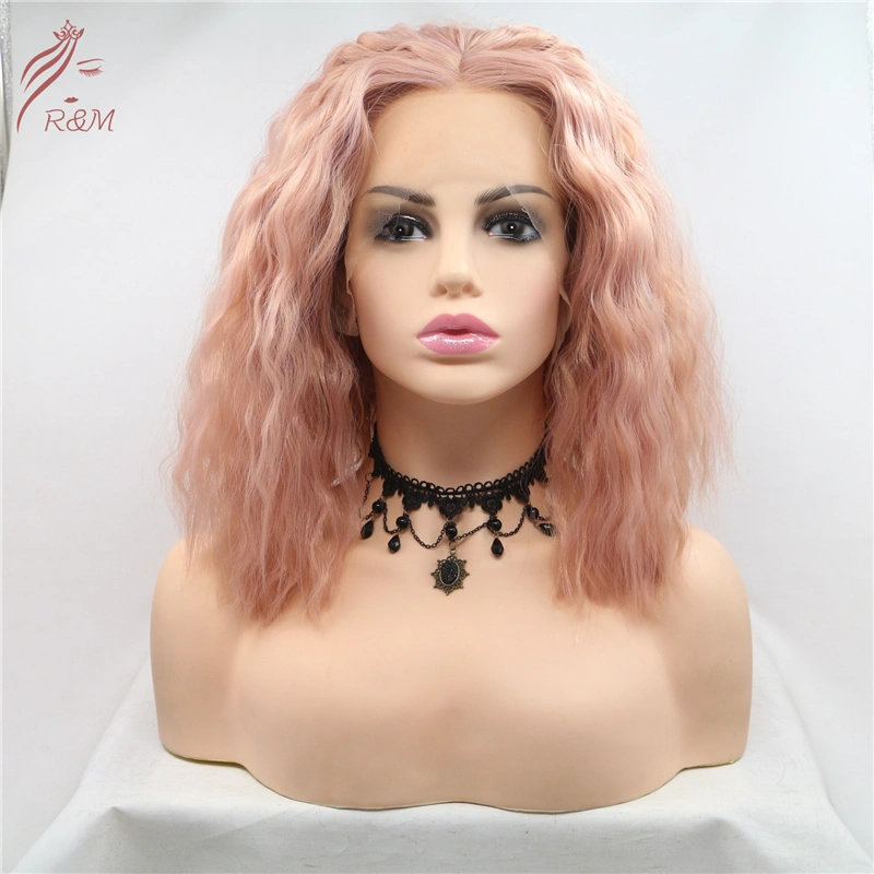 Natural Touch Feeling Short Fluffy Wavy Sexy Synthetic Wig