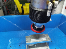 Aerospace compound processing modular grinding station