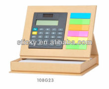 Recycled memo paper with calculation