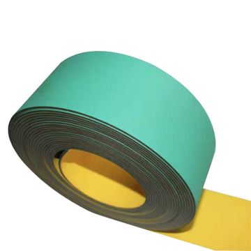 Rubber nylon sandwich transmission flat belt