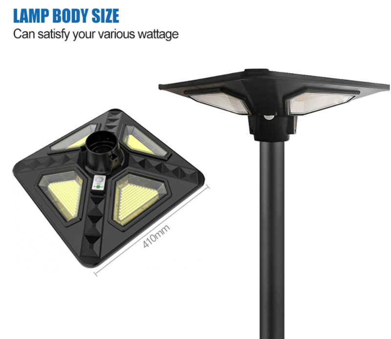 Square Solar garden light9