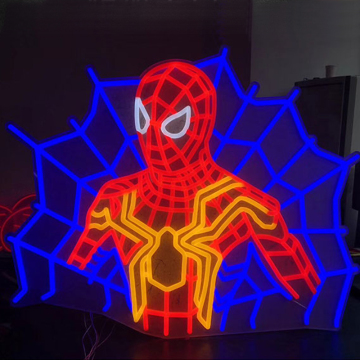 SUPERMAN LIGHTED NEON SIGN