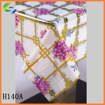 Yiwu pvc table cloth fancy table linens in roll