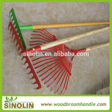 110*2.8cm varnished wooden fork rake handle