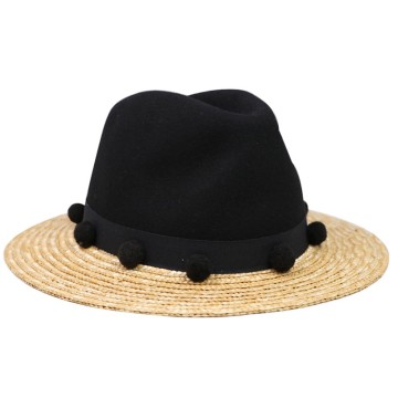 Spring western straw panama hot sale lady hat