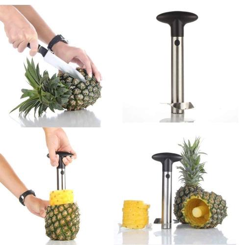 Edelstahl Ananas Corer Slicer Peeler