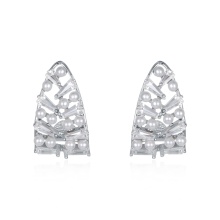 Genuine Pearl Silver Jewelry 925 Sterling Earings