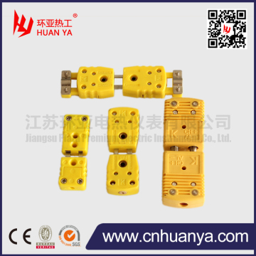 Standard Yellow male and female thermocouple connectors/plugs