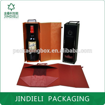 folded beauty paper wine box space-saving design