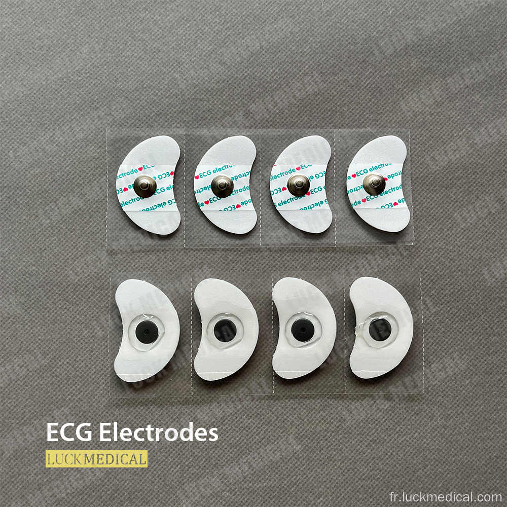 Tampons d&#39;électrode ECG ECG jetable ECG