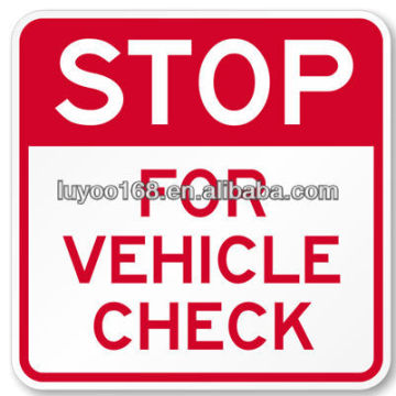 Aluminum 60CM LED Solar Traffic Stop Sign