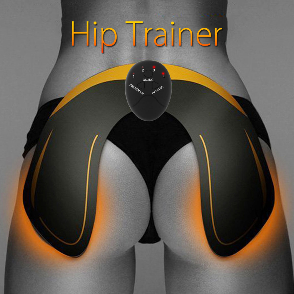 EMS Hip Trainer Muscle Stimulator ABS Fitness Buttocks Butt Lifting Buttock Toner Trainer Slimming Massager Unisex