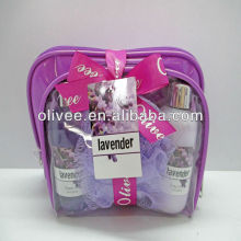 body lotion and cosmetic bag bath set