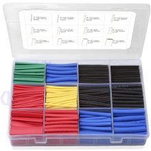 Black Heat Shrinkable Tube Kit - 127pcs/bag 2:1 Insulated Sleeving Tubing Set on Hot Sale